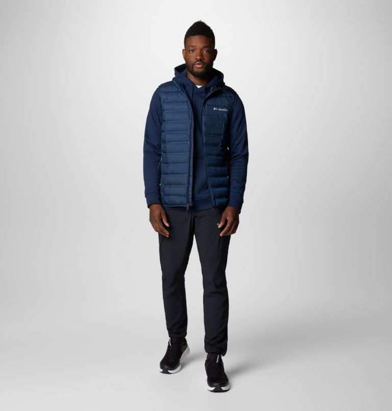 Men's Lake 22 II Down Gilet, Color: Collegiate Navy, image 3
