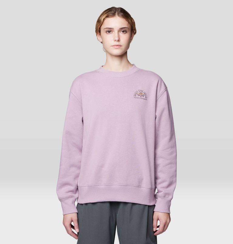Women's Seek Floral Pullover Crew, Color: Daze, image 1