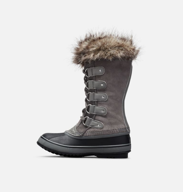 Women's JOAN OF ARCTIC Waterproof Snow Boots, Color: Quarry, Black, image 4