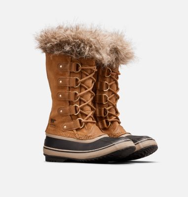 JOAN OF ARCTIC wasserdichte Schneestiefel für Frauen, Color: Camel Brown, Black, image 2