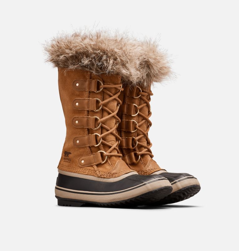 JOAN OF ARCTIC Women's Waterproof Boot, Color: Camel Brown, Black, image 2