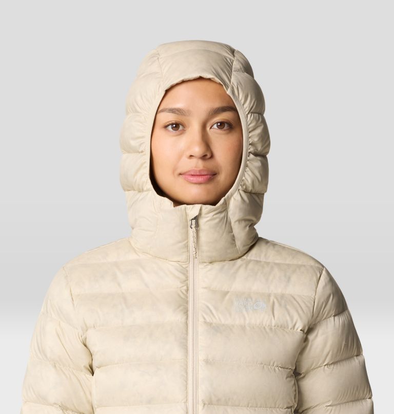 Women's Tiberondack Down Hoody, Color: Wild Oyster, image 4