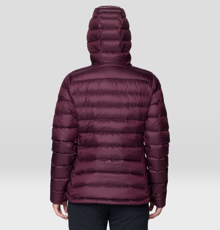 Women's Tiberondack Down Hoody, Color: Blackberry, image 2