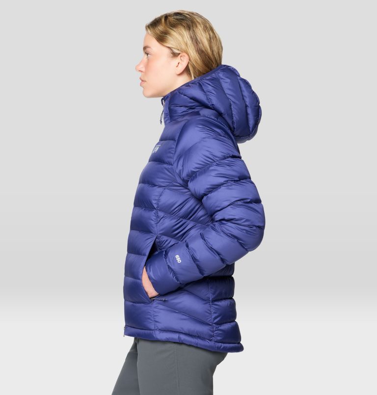 Women's Tiberondack Down Hoody, Color: Lapis Dusk, image 4