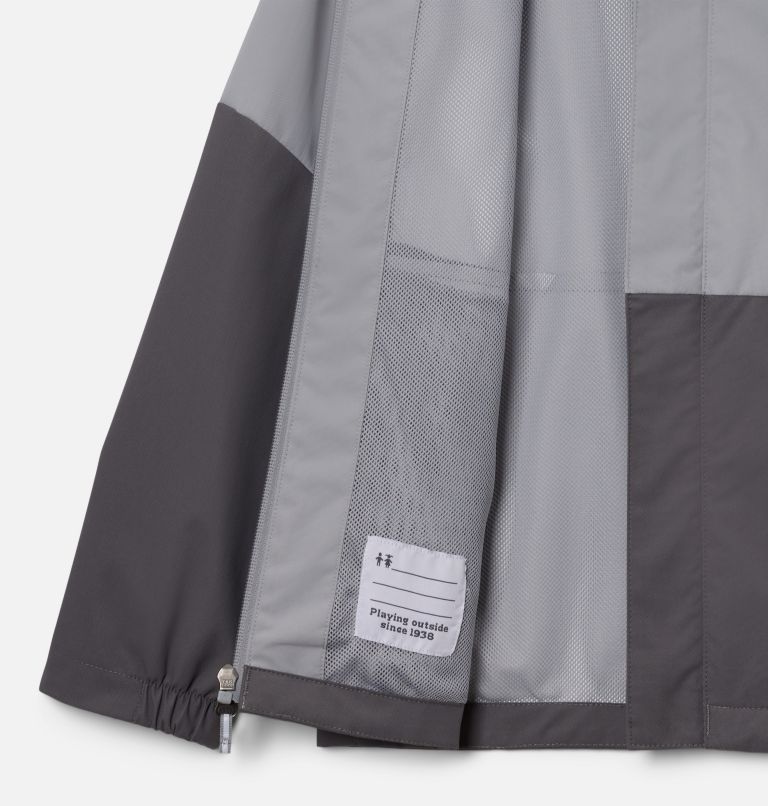 Boys' Hikebound II Jacket, Color: Columbia Grey, City Grey, image 3
