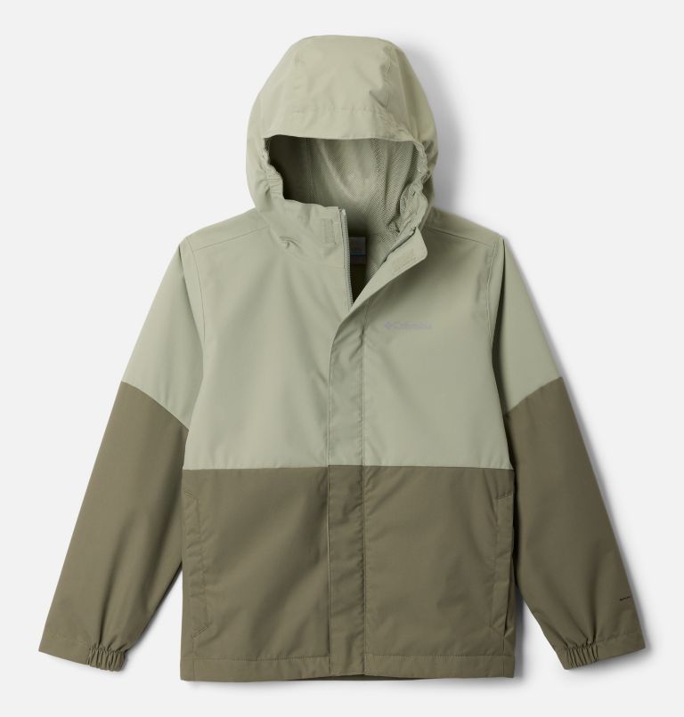 Boys' Hikebound II Jacket, Color: Safari, Stone Green, image 1