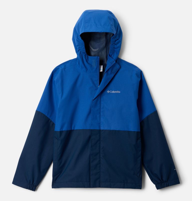 Boys' Hikebound II Jacket, Color: Mountain Blue, Collegiate Navy, image 8