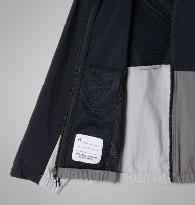 Coupe-vent à Capuche Tabor Trail Garçon, Color: Black, Columbia Grey, City Grey, image 3