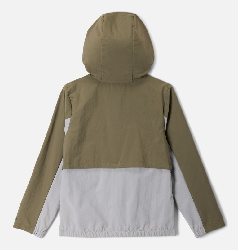 Boys' Tabor Trail Hooded Windbreaker, Color: Stone Green, Columbia Grey, Dark Stone, image 2