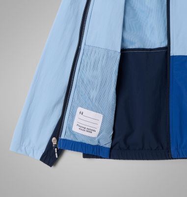 Coupe-vent à Capuche Tabor Trail Garçon, Color: Ripple Blue, Coll Navy, Mountain Blue, image 3