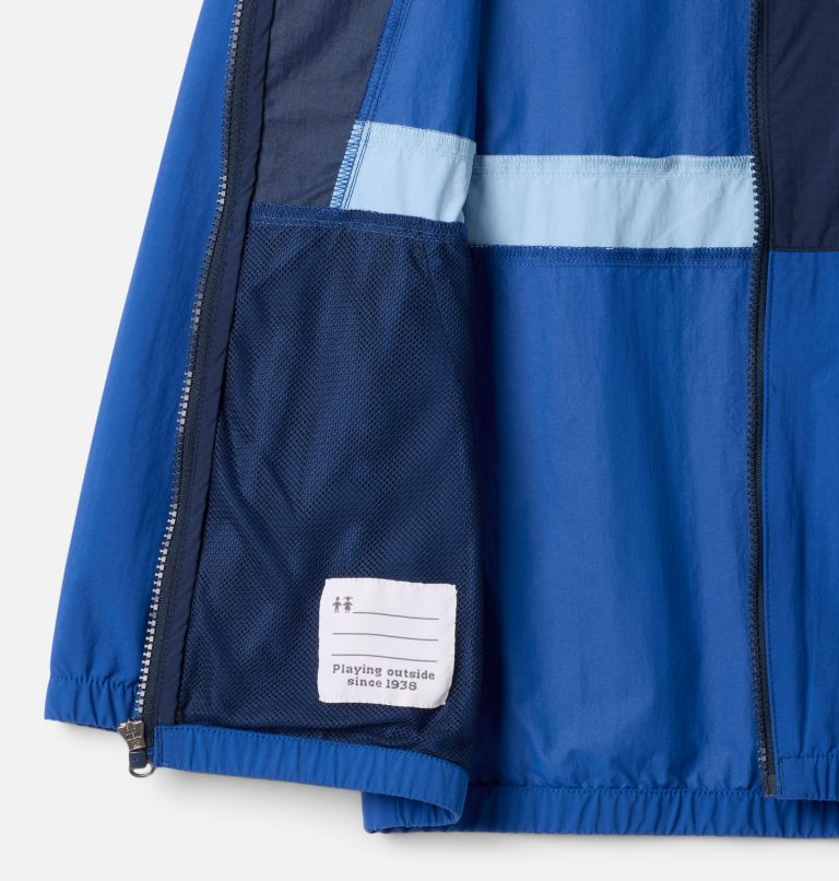 Spire Valley Windbreaker mit Kapuze für Jungen, Color: Mountain Blue, Coll Navy, Ripple Blue, image 3