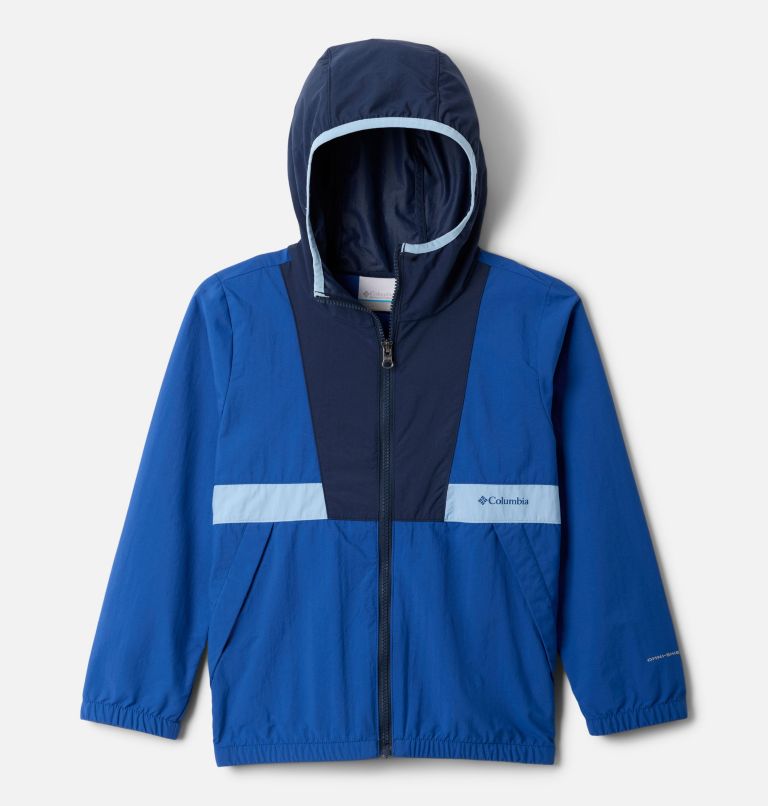 Spire Valley Windbreaker mit Kapuze für Jungen, Color: Mountain Blue, Coll Navy, Ripple Blue, image 1