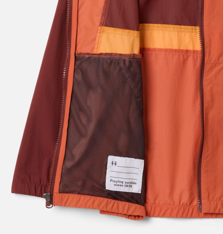Boys' Spire Valley Hooded Windbreaker, Color: Spice, Tuscan, Koi, image 3