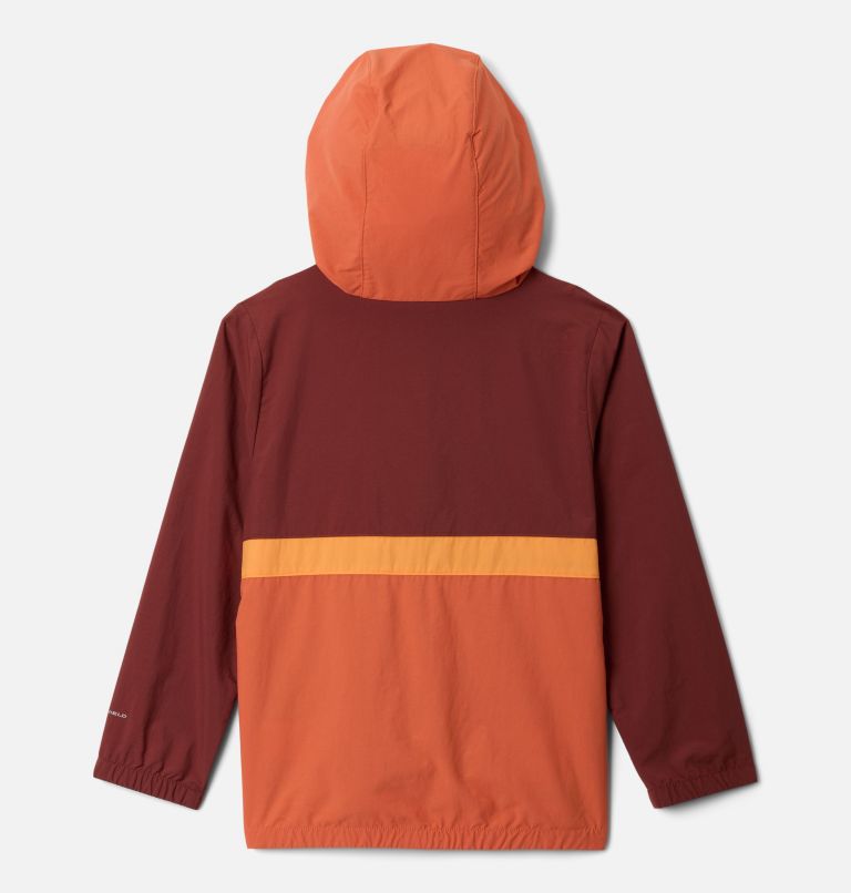Boys' Spire Valley Hooded Windbreaker, Color: Spice, Tuscan, Koi, image 2