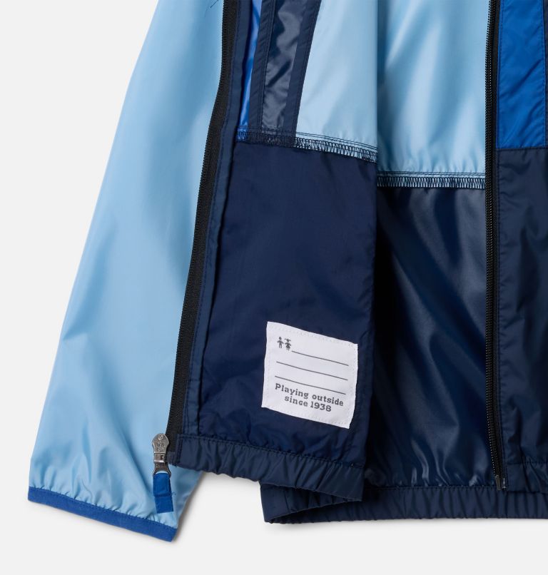 Back Bowl II Windbreaker mit Kapuze für Jugendliche, Color: Ripple Blue, Coll Navy, Mountain Blue, image 3