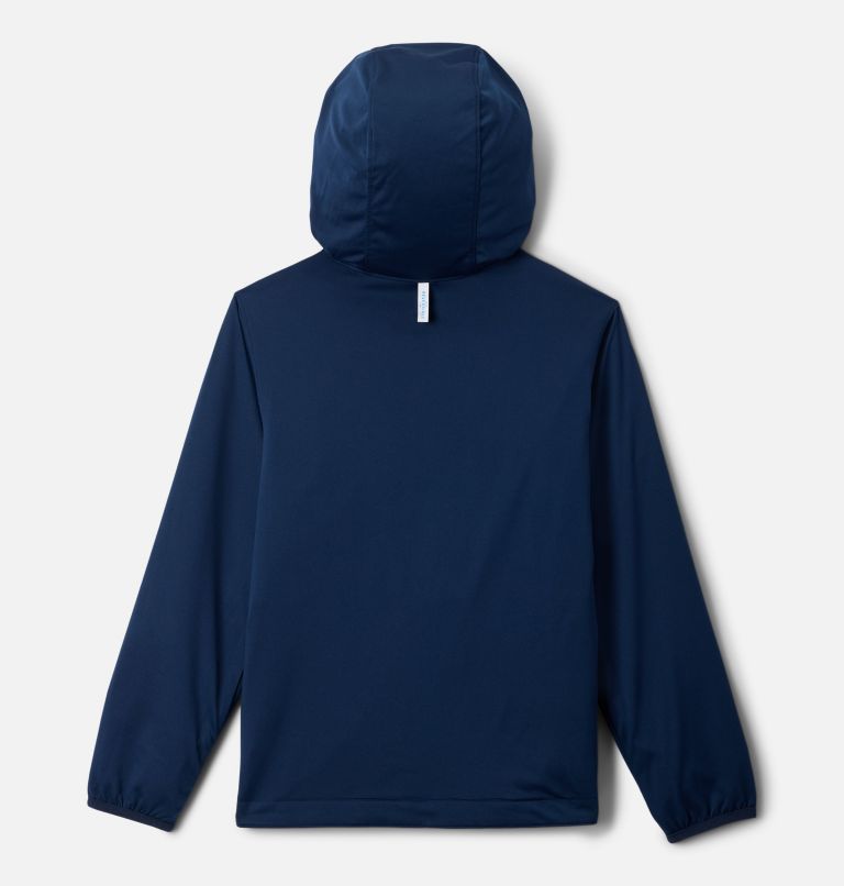 Kids' Pixel Grabber II Reversible Jacket, Color: Collegiate Navy Sundot, image 4