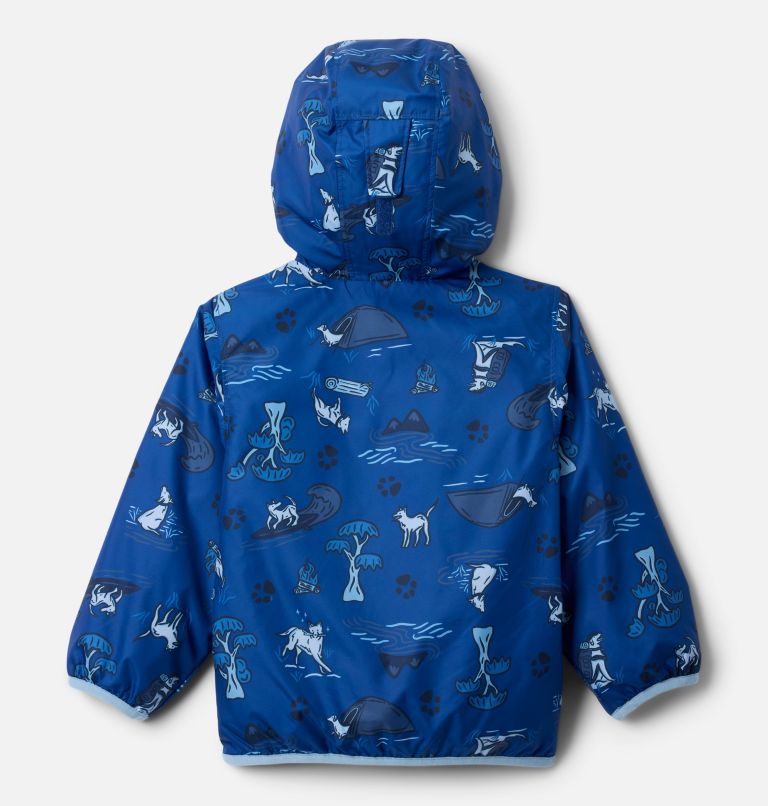 Toddler Mini Pixel Grabber III Wind Jacket, Color: Mountain Blue Trail Tails, image 2