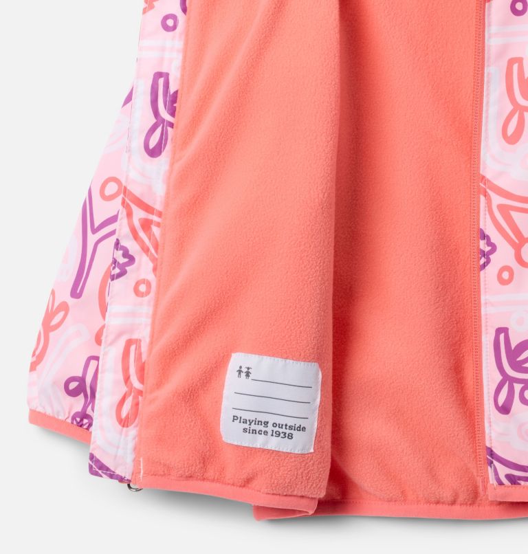 Toddler Mini Pixel Grabber III Wind Jacket, Color: Satin Pink Marker Made, image 3