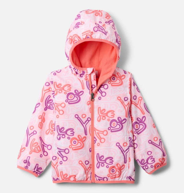 Toddler Mini Pixel Grabber III Wind Jacket, Color: Satin Pink Marker Made, image 1