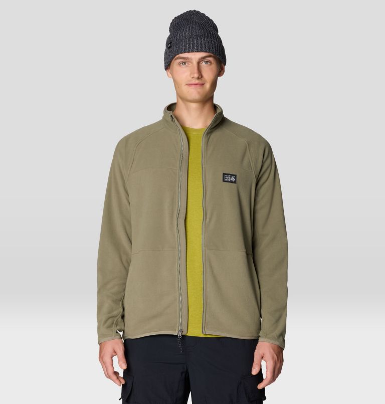 Men's Oakoram Fleece Full Zip, Color: Stone Green, image 4