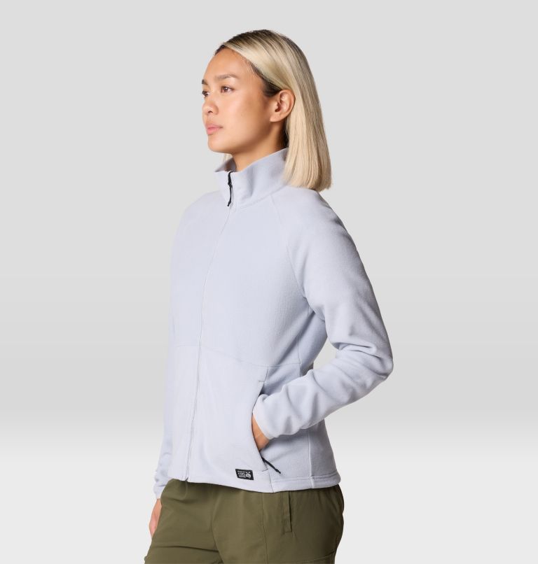Women's Oakoram Fleece Full Zip, Color: Glacial, image 3