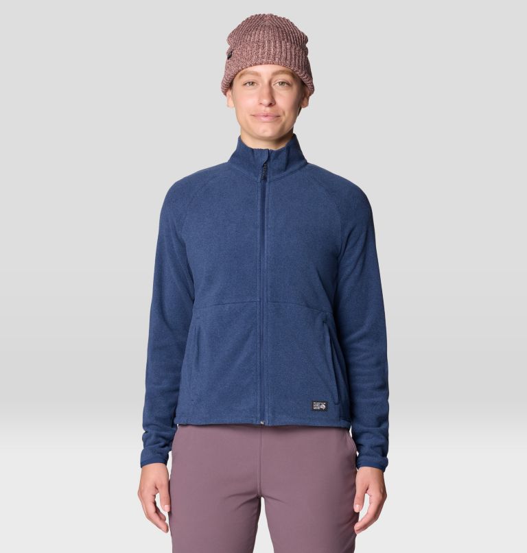 Women's Oakoram Fleece Full Zip, Color: Outer Dark Heather, image 1