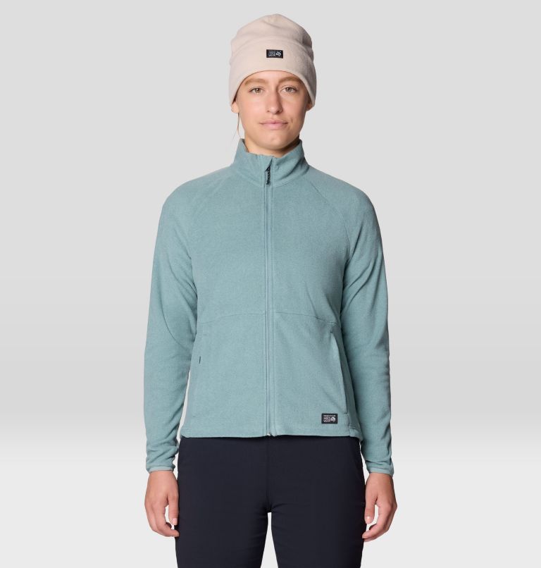 Women's Oakoram Fleece Full Zip, Color: Blue Sage Heather, image 1