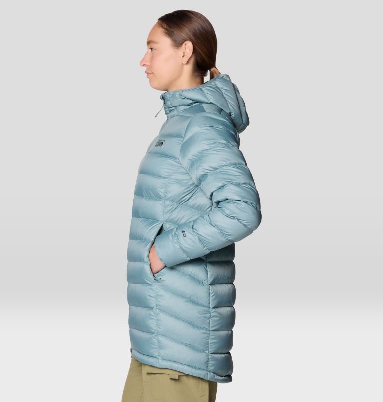 Women's Tiberondack Down Parka, Color: Blue Sage, image 4