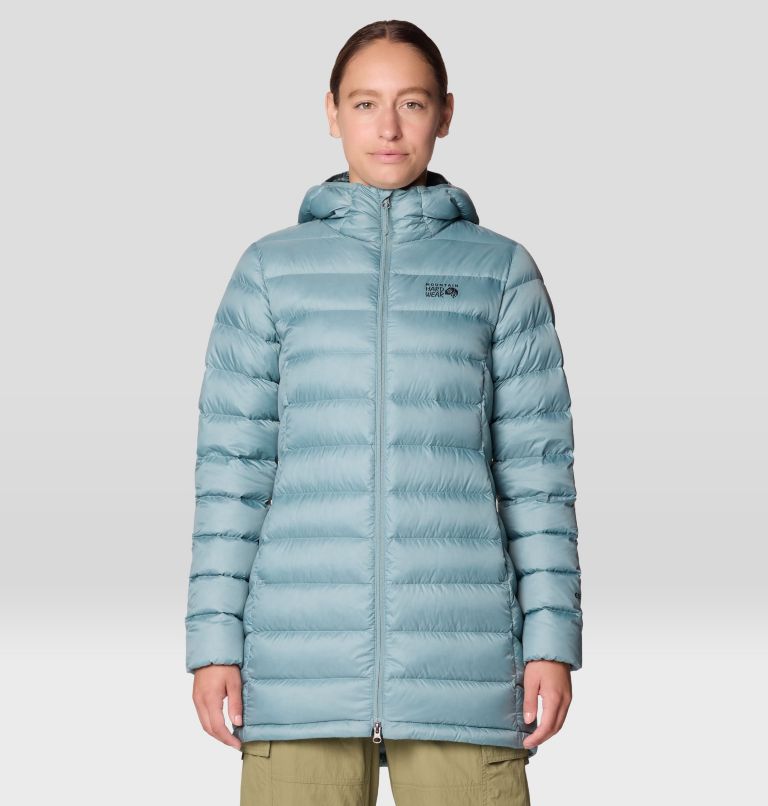 Women's Tiberondack Down Parka, Color: Blue Sage, image 5