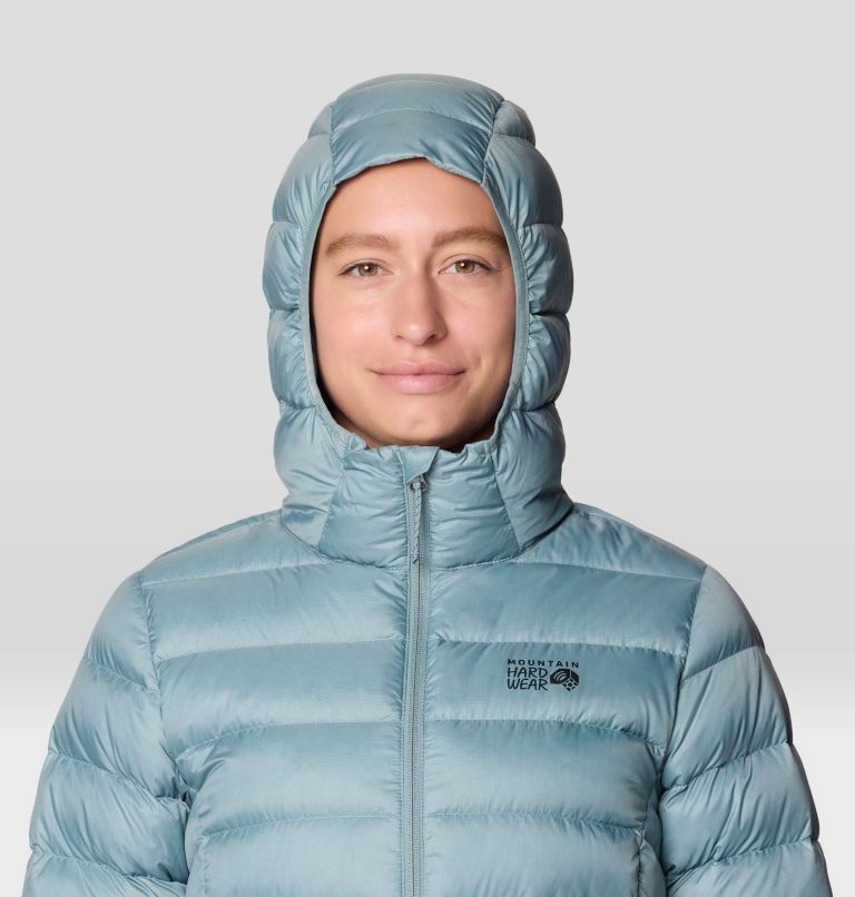 Women's Tiberondack Down Parka, Color: Blue Sage, image 6