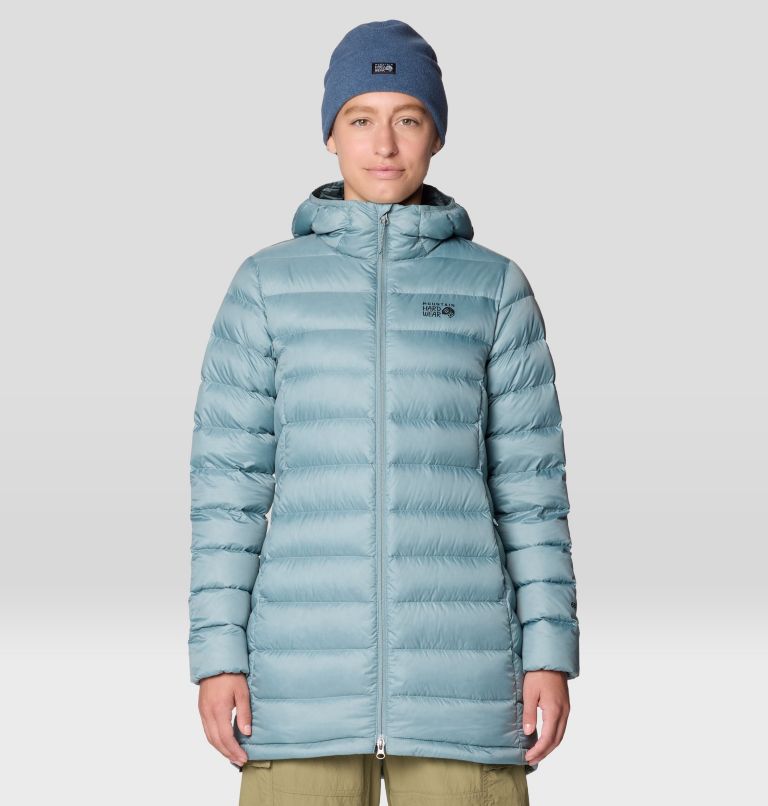 Women's Tiberondack Down Parka, Color: Blue Sage, image 1