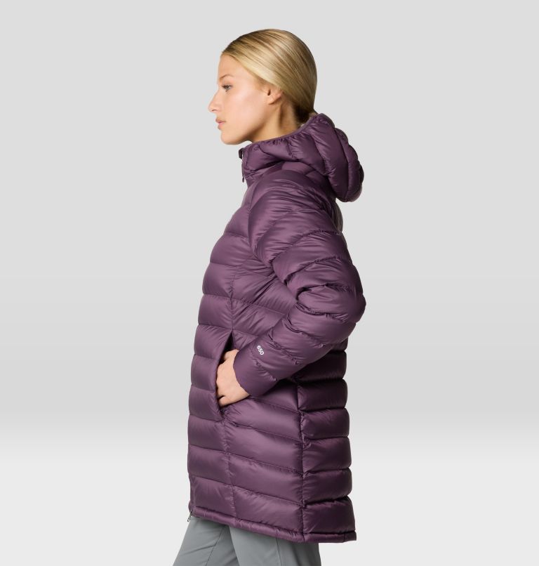 Purple parka women's best sale