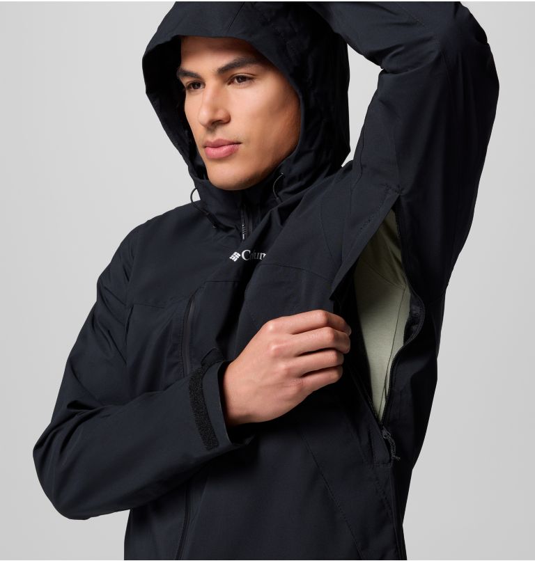 Boulder Falls wasserdichte Jacke für Männer, Color: Black, image 6