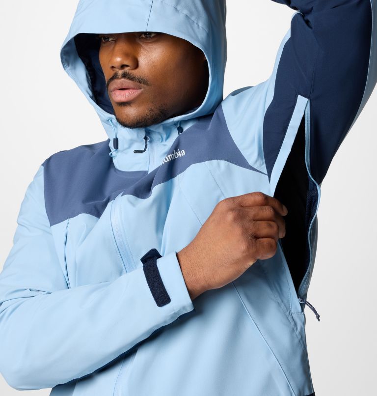 Boulder Falls wasserdichte Jacke für Männer, Color: Ripple Blue, Dark Mtn, Collegiate Navy, image 6