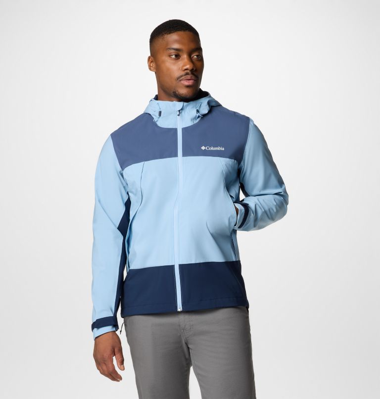Boulder Falls wasserdichte Jacke für Männer, Color: Ripple Blue, Dark Mtn, Collegiate Navy, image 1