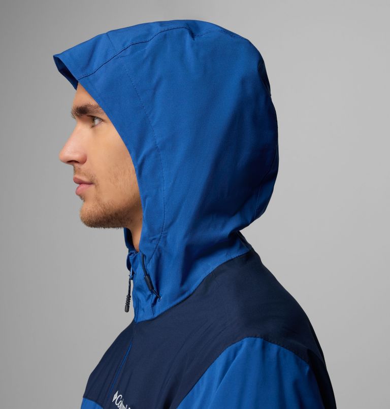 Veste Imperméable Boulder Falls Homme, Color: Mountain Blue, Collegiate Navy, image 9