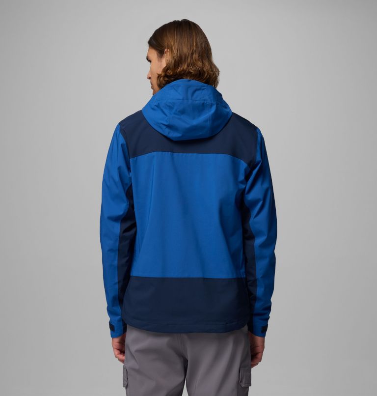 Veste Imperméable Boulder Falls Homme, Color: Mountain Blue, Collegiate Navy, image 3