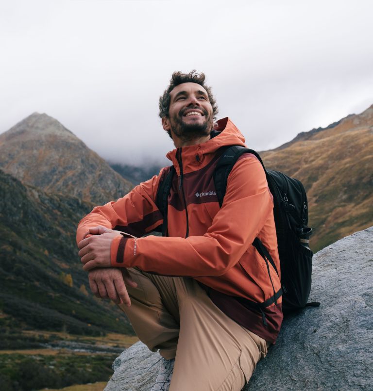 Men's Boulder Falls Waterproof Jacket, Color: Tuscan, Spice, image 8