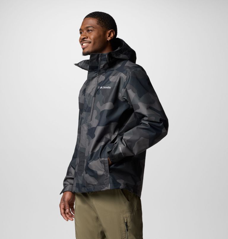 Men's Hikebound II Printed Jacket, Color: Black Mod Camo Print, image 3