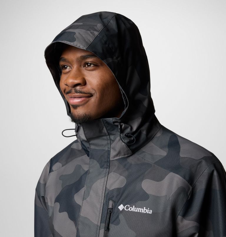 Men's Hikebound II Printed Jacket, Color: Black Mod Camo Print, image 4
