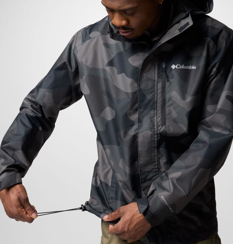 Men's Hikebound II Printed Jacket, Color: Black Mod Camo Print, image 6