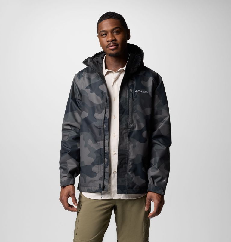 Men's Hikebound II Printed Jacket, Color: Black Mod Camo Print, image 7