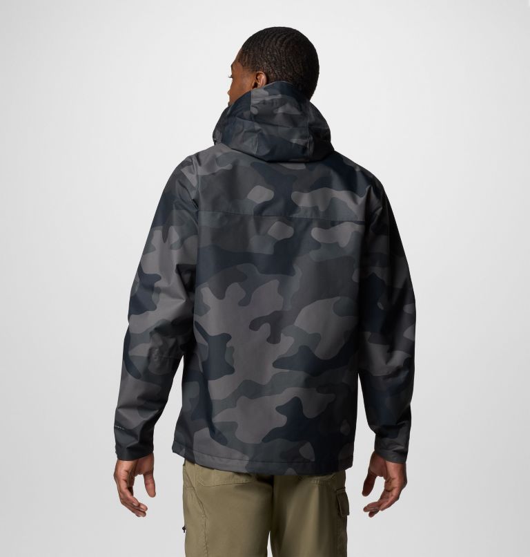 Men's Hikebound II Printed Jacket, Color: Black Mod Camo Print, image 2