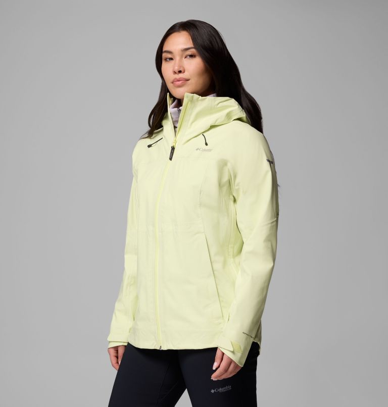 Women's Northwest Explorer 3L Shell, Color: Citron Haze, image 4