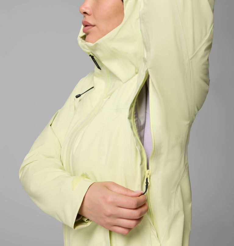 Women's Northwest Explorer 3L Shell, Color: Citron Haze, image 7