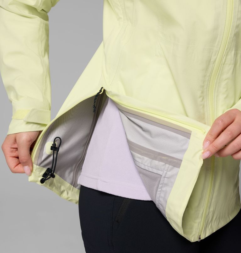 Women's Northwest Explorer 3L Shell, Color: Citron Haze, image 8