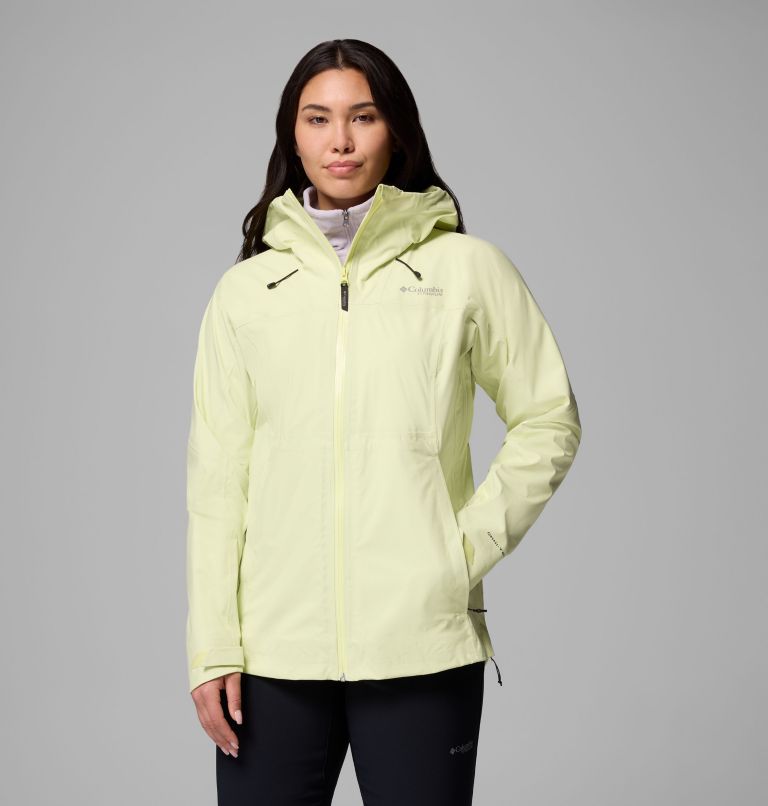 Women's Northwest Explorer 3L Shell, Color: Citron Haze, image 1