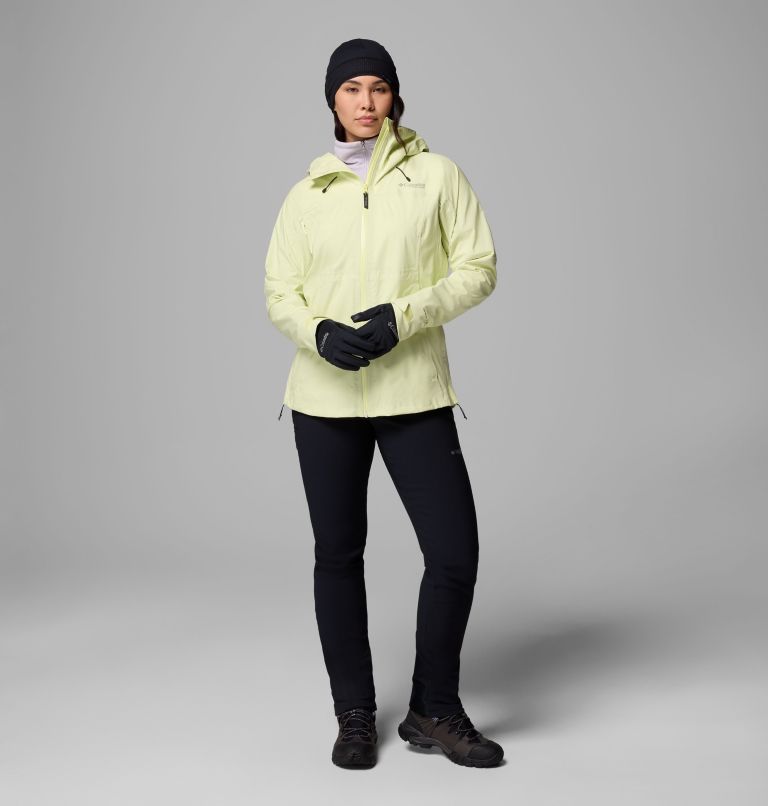 Women's Northwest Explorer 3L Shell, Color: Citron Haze, image 2