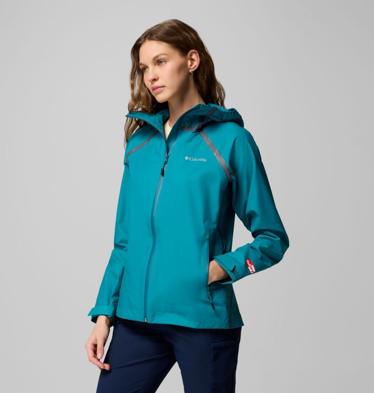 Women's Reign No Shine Jacket, Color: River Blue, image 3