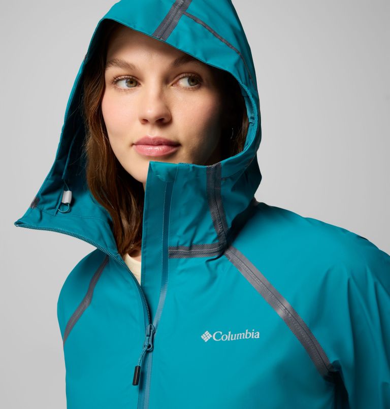 Women's Reign No Shine Jacket, Color: River Blue, image 4